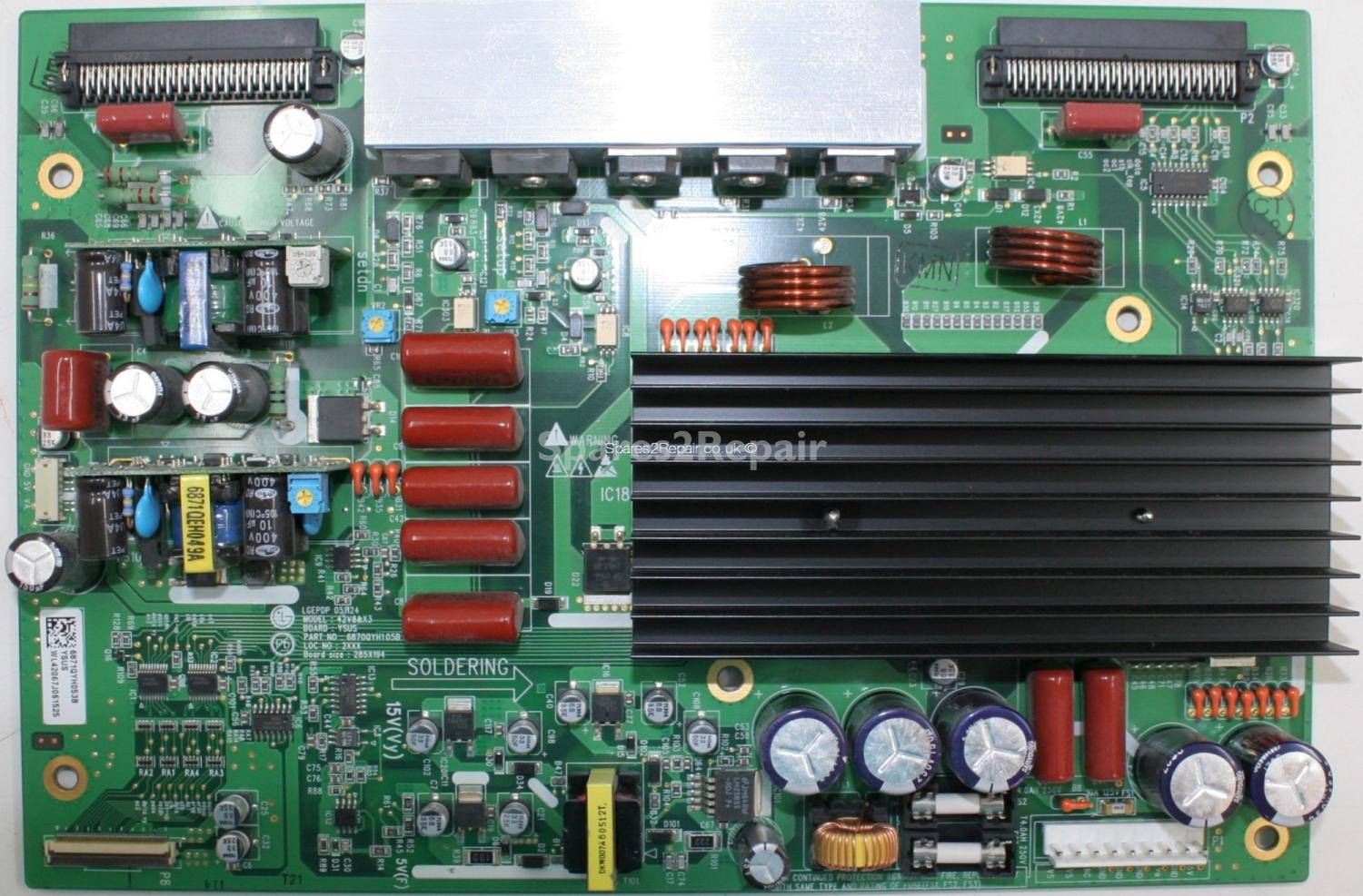 LG 42PC1DA - YSUS - 6871QYH053B - 6870QYH105B - PDP 051124 - 42V8&X3