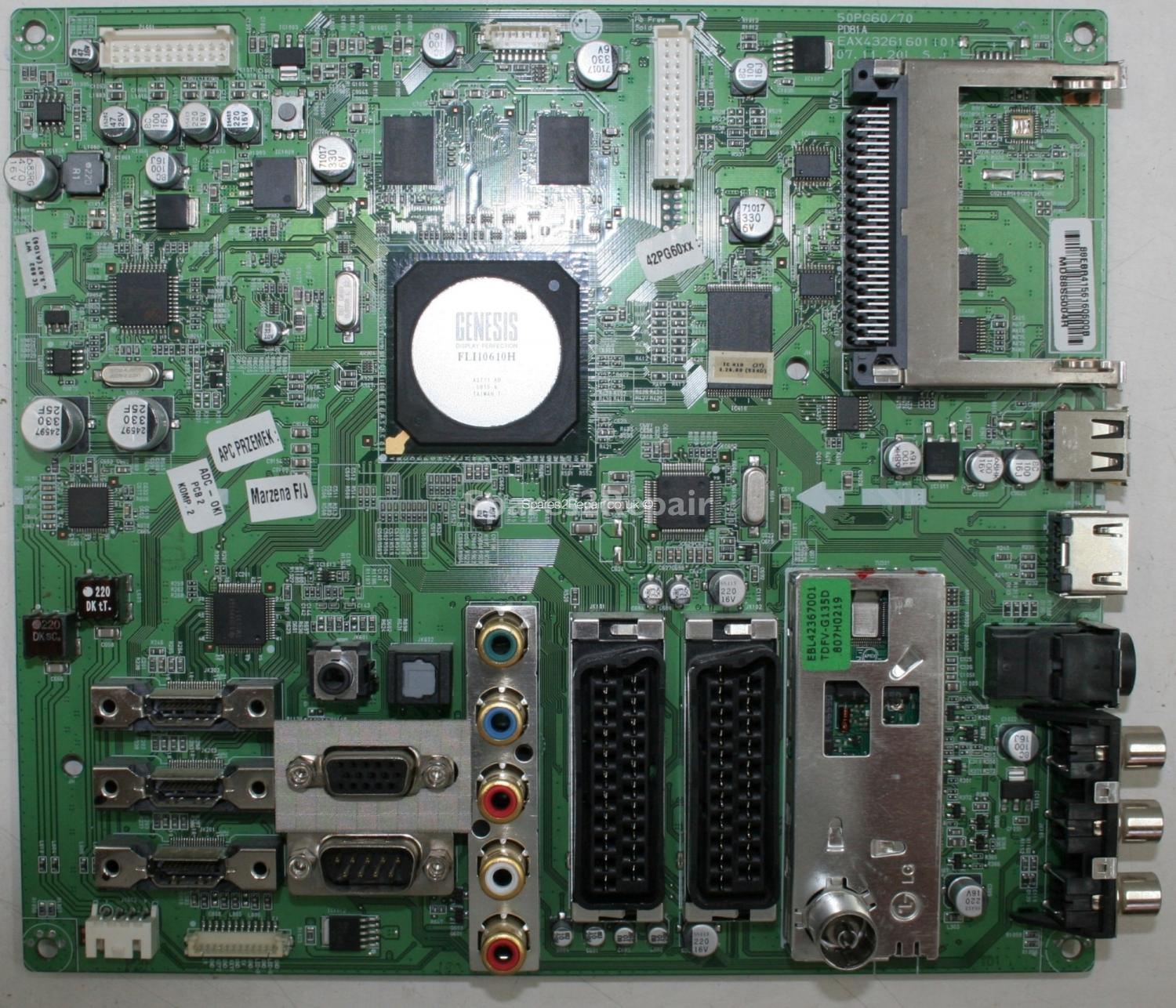 LG 42PG6010 - Main AV - EAX43261601 (0) - PD81A - 50PG60/70 - EBR41561606