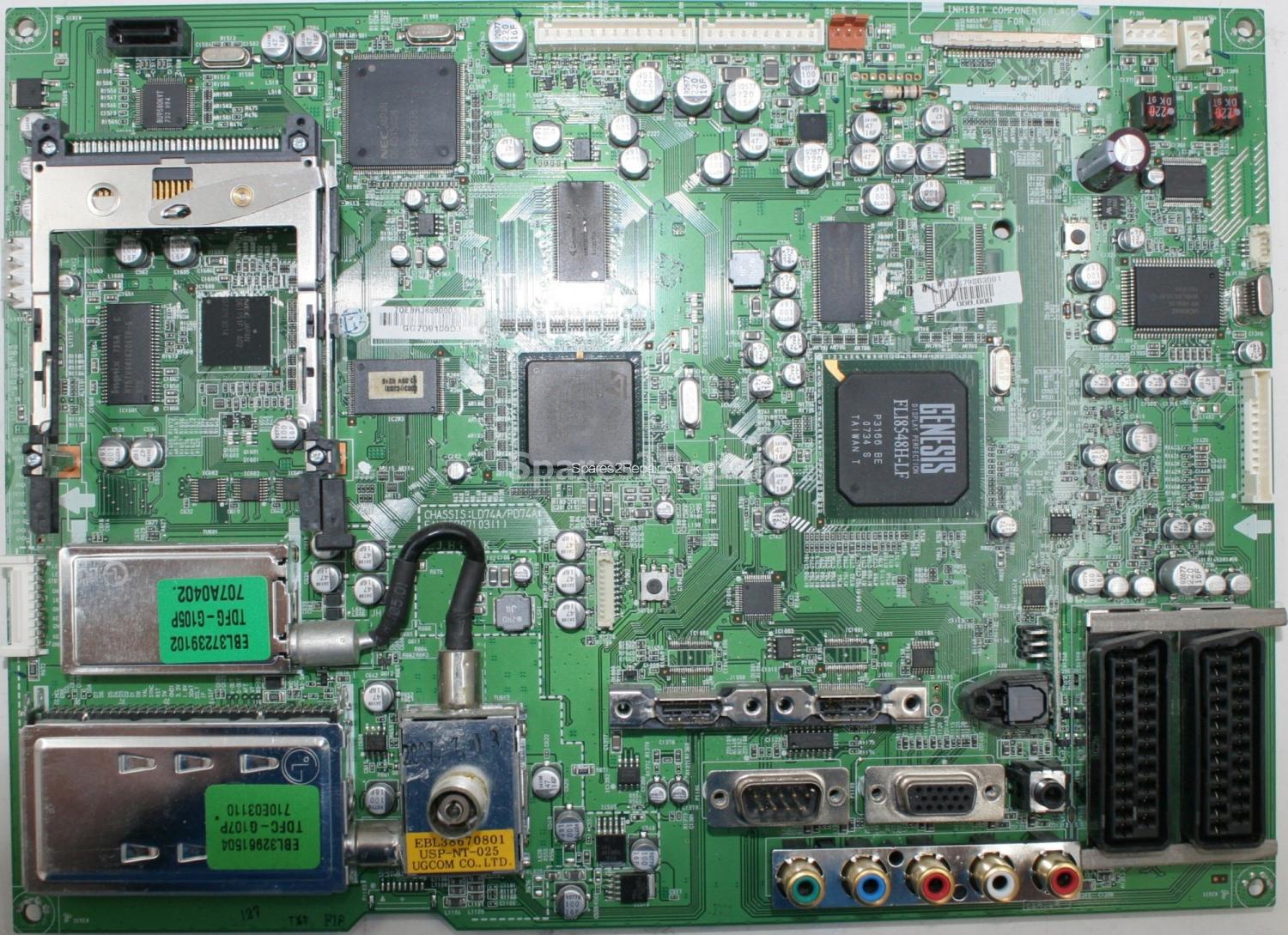 LG 50PT85 - Main AV - EAX35707103(1) - EBR38880003 - EBT38879803