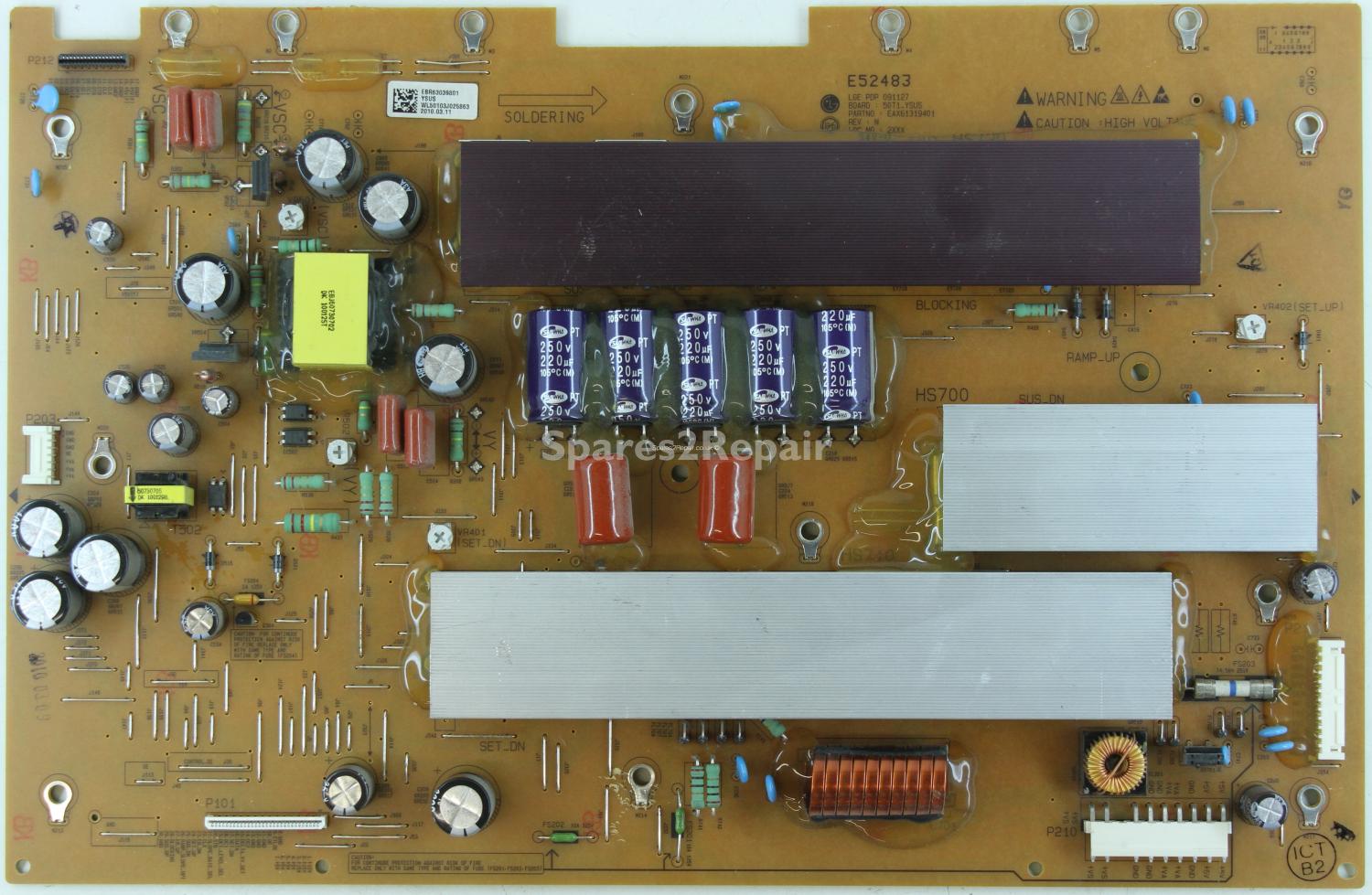 LG 50PJ350 - YSUS - EBR63039801 - REV:N - EAX61319401 - PDP 091127 - 50T1_YSUS