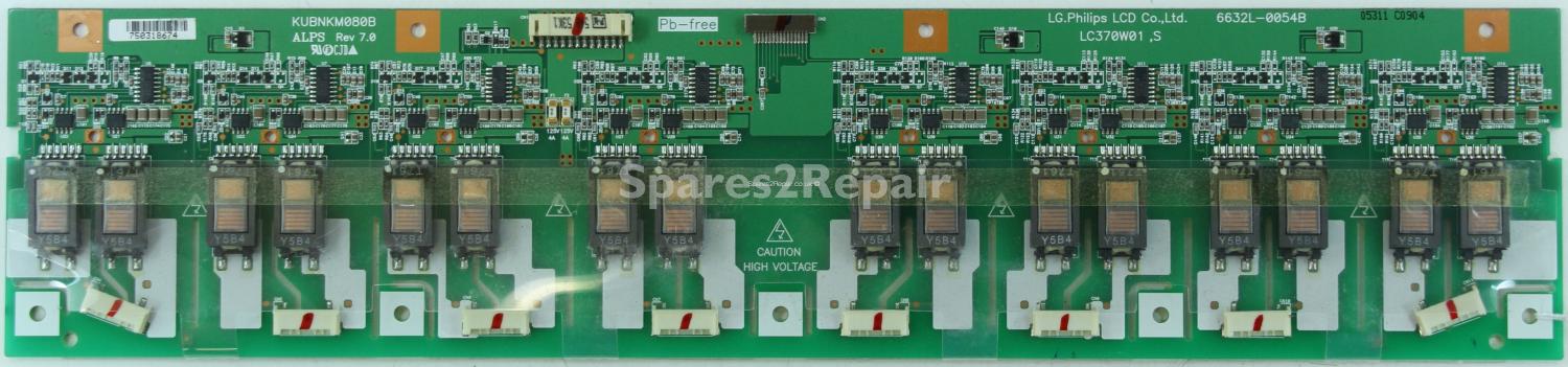 LG 37LP1D - Inverter - 6632L-0054B - KUBNKM080B Rev 7.0 - LC370W01, S