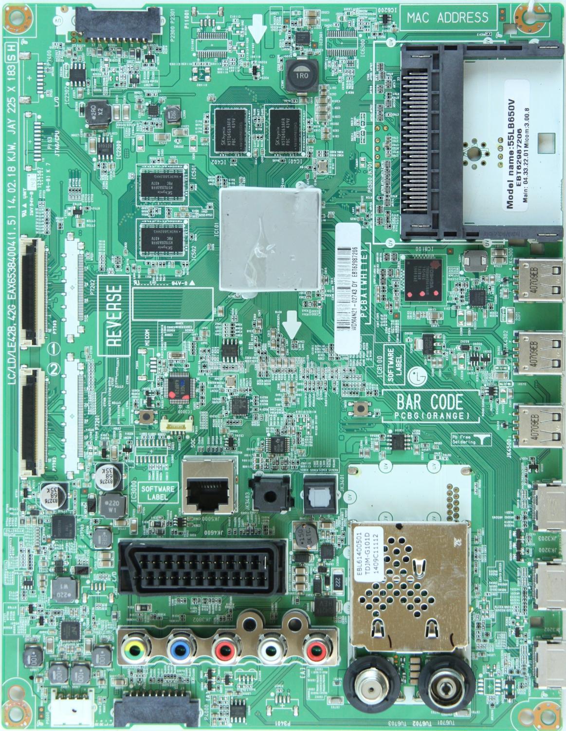 LG 55LB650V - Main AV - EBT62987206 - EAX65384004(1.5)