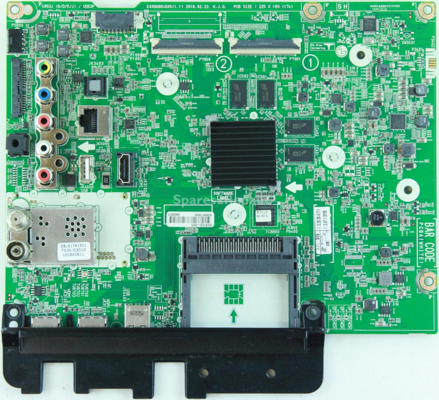 LG 43UH661V - Main AV - EBT64202210 - EAX66804605(1.1) - EPI-43INCH