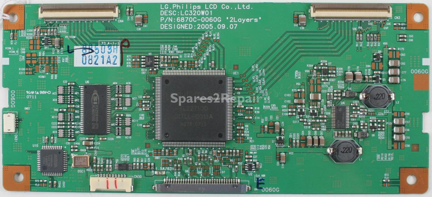 LG 32LX2R - T-Con - 6870C-0060G - 6871L-0821A - LC370WX1 / LC320W01