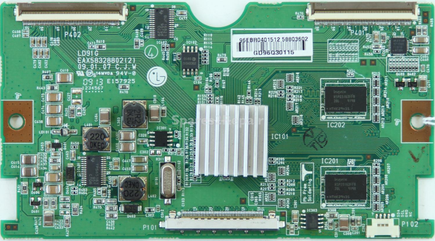 LG 37LH4000 - T-Con - EAX58328802(2) - EBR04015125 - 58803602 - LD91G