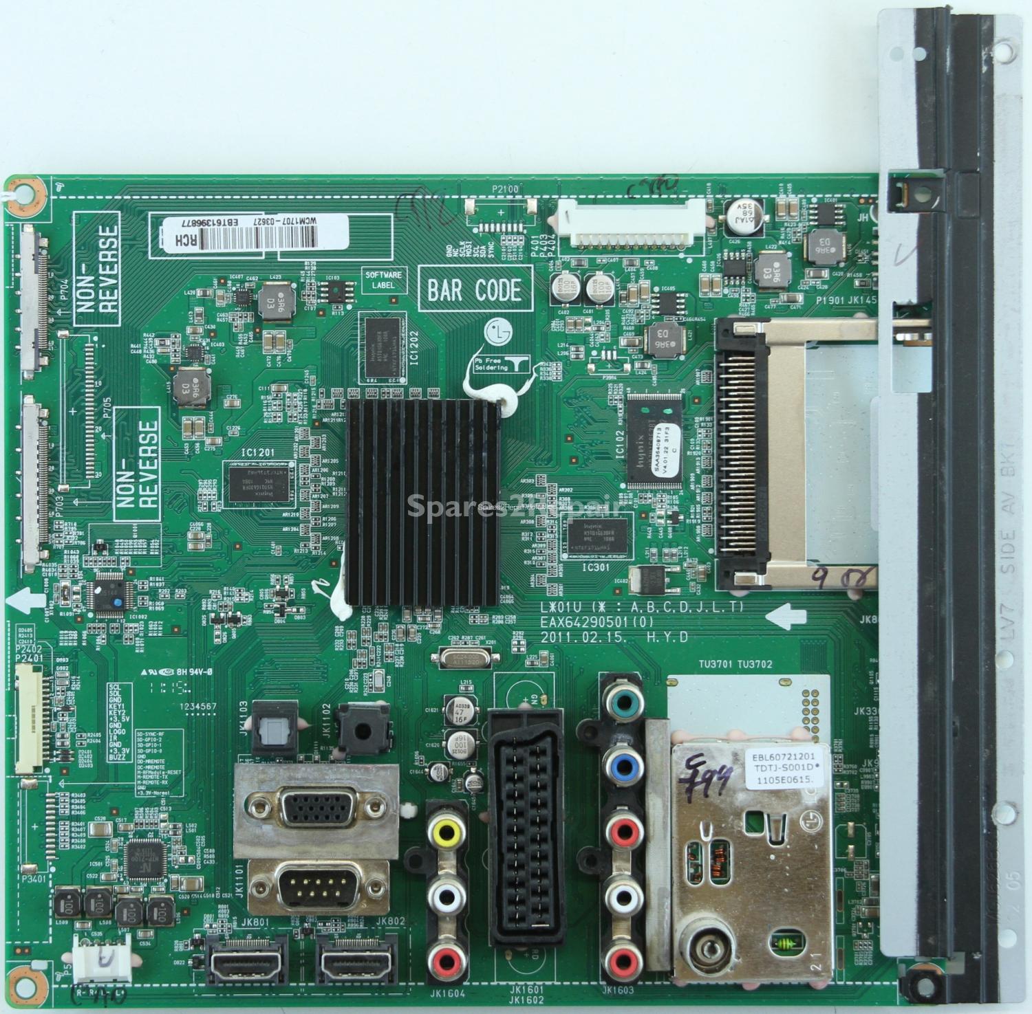 LG 42LV450U - Main AV - EAX64290501(0) - EBT61396877