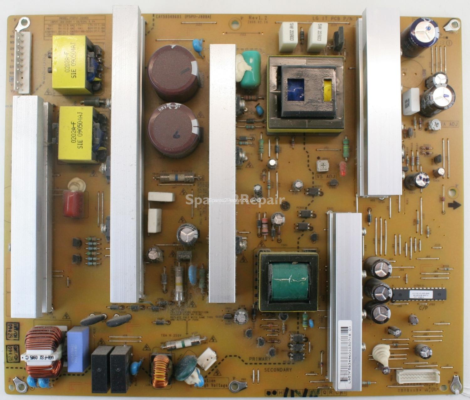 LG 42PQ3000 - PSU - EAY58349601 - Rev1.2 - PSPU-J808A - 2300KPG086C-F