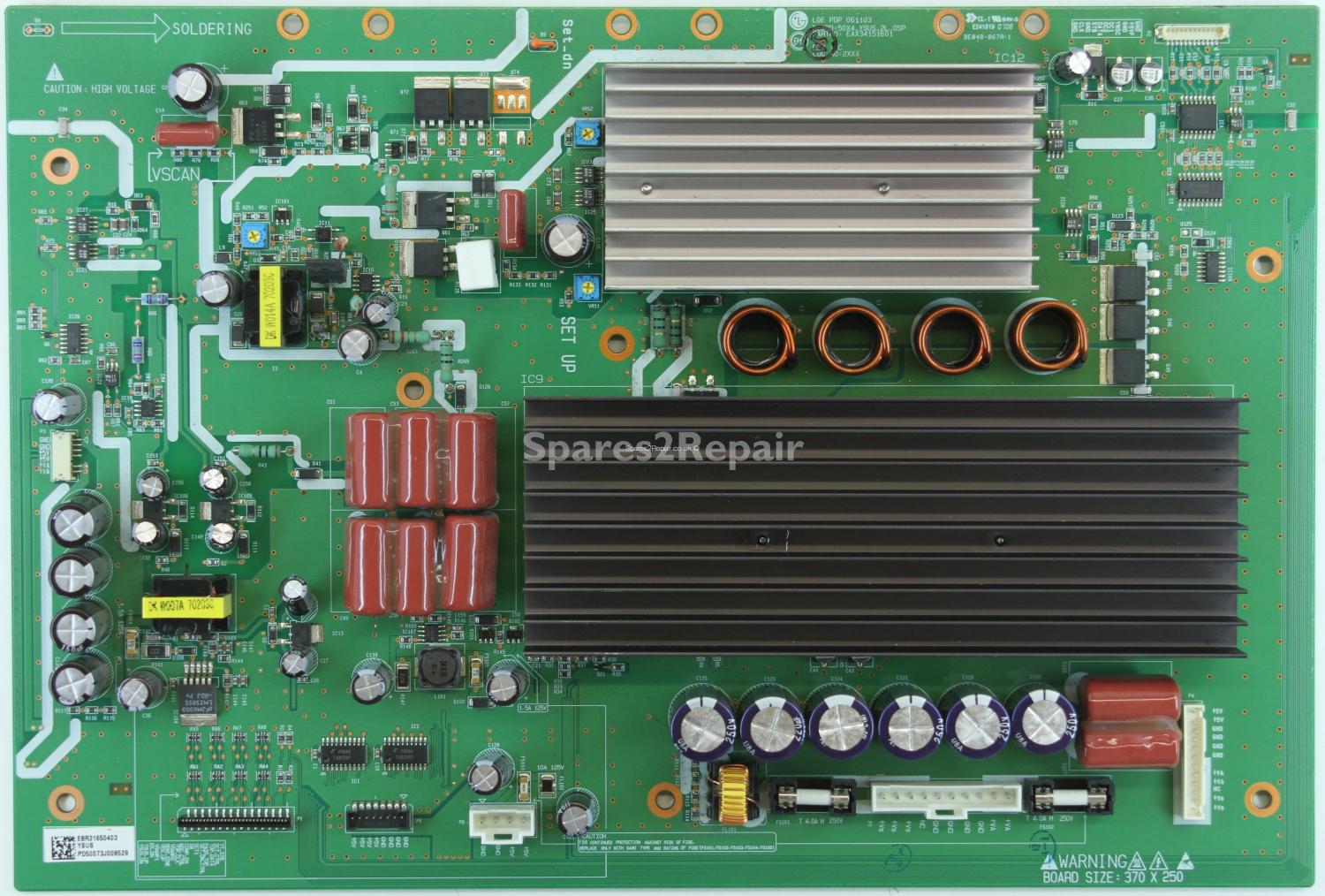LG 50PC55 - YSUS - 50X4_YSUS_2L_0SP - EAX34151601 REV C - PDP 061103