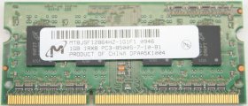 Micron Technology 1Gb PC3-8500S DDR3-1066 Laptop Memory