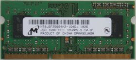Micron Technology 2Gb PC3-10600S DDR3-1333 Laptop Memory