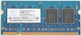 Nanya 256MB PC2-3200S DDR2-400 Laptop Memory