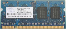 Nanya 512Mb PC2-4200S DDR2-533 Laptop Memory