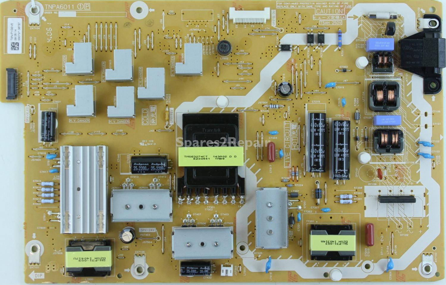 Panasonic TX-55AS650B - PSU - TXN/P1GSVE - TNPA6011