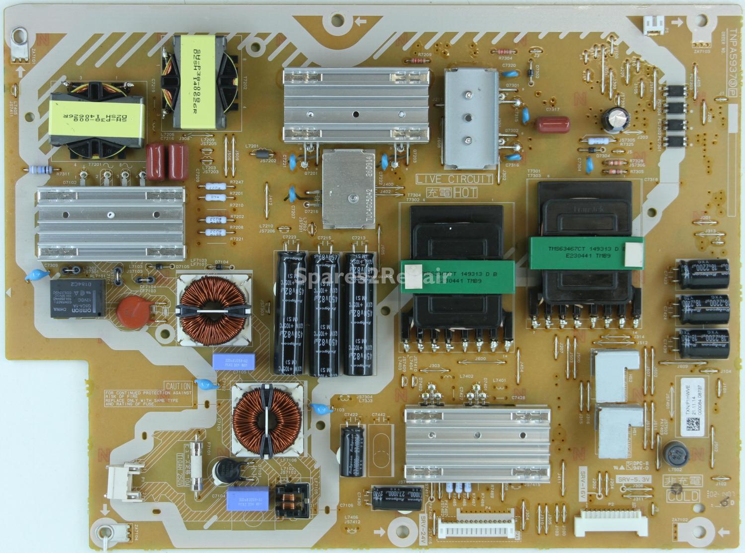 Panasonic TX-65AX802B - PSU - TXN/P1HWVE - TNPA5937