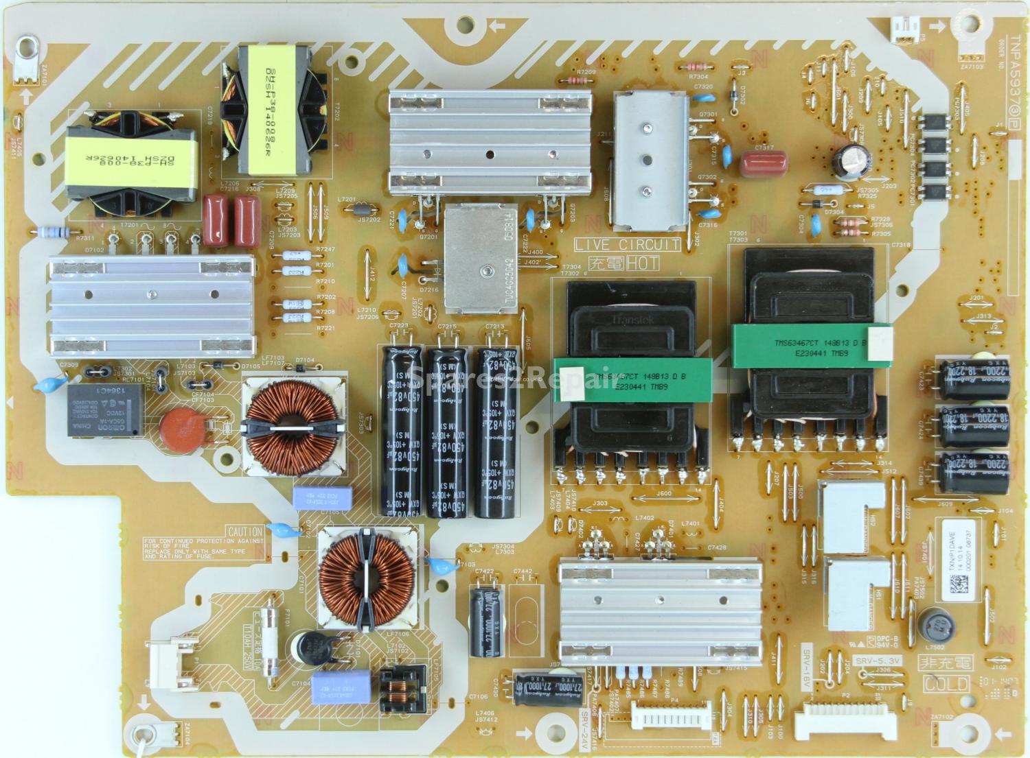 Panasonic TX-58AX802B - PSU - TXN/P1DAVE - TNPA5937 3P