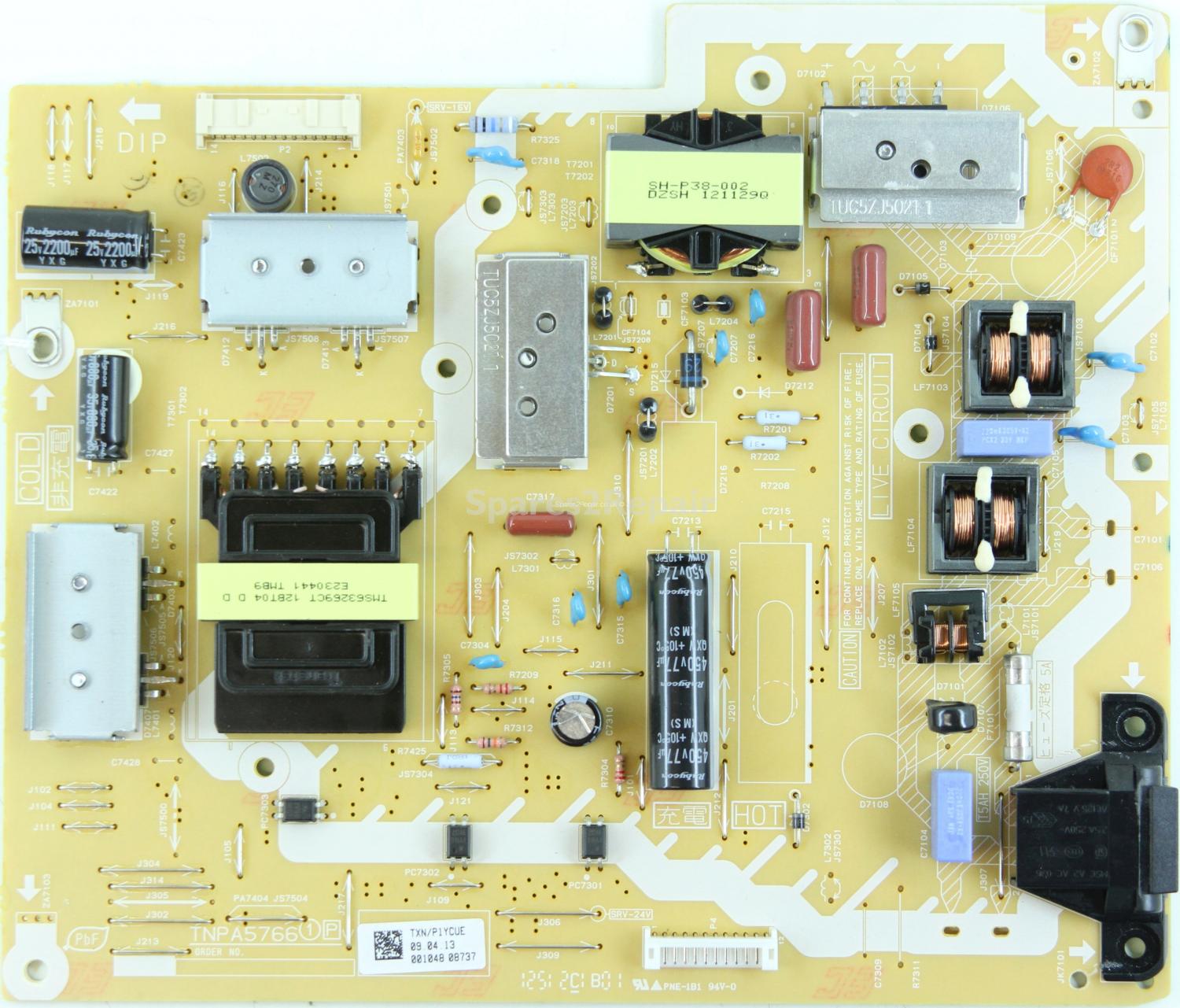 Panasonic TX-L47ET61B - Power Supply - TXN/P1YCUE - TNPA5766 1 P