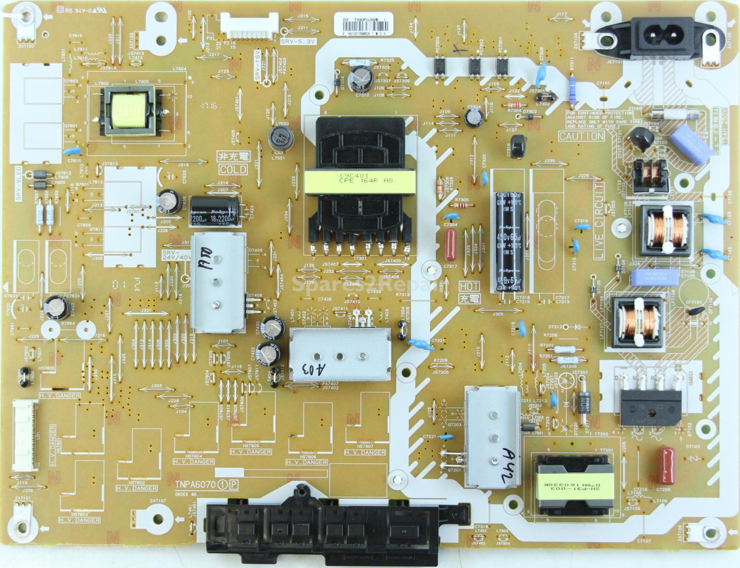 Panasonic TX-40DS500B - Power Supply - TXN/P1LHVB DV - TNPA6070 1 P