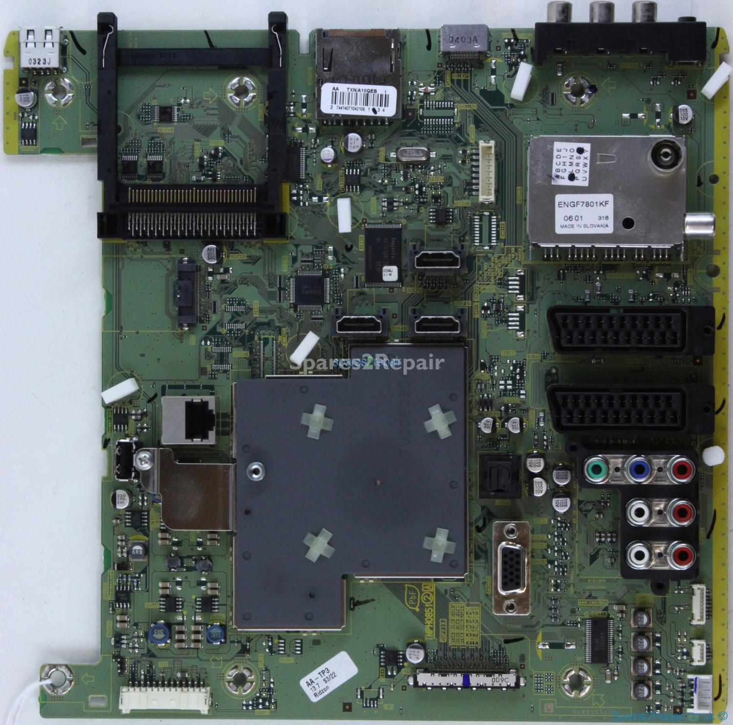 Panasonic TX-L32D25B - Main AV - TNPH0851 2 A - TXN/A10QEB AA