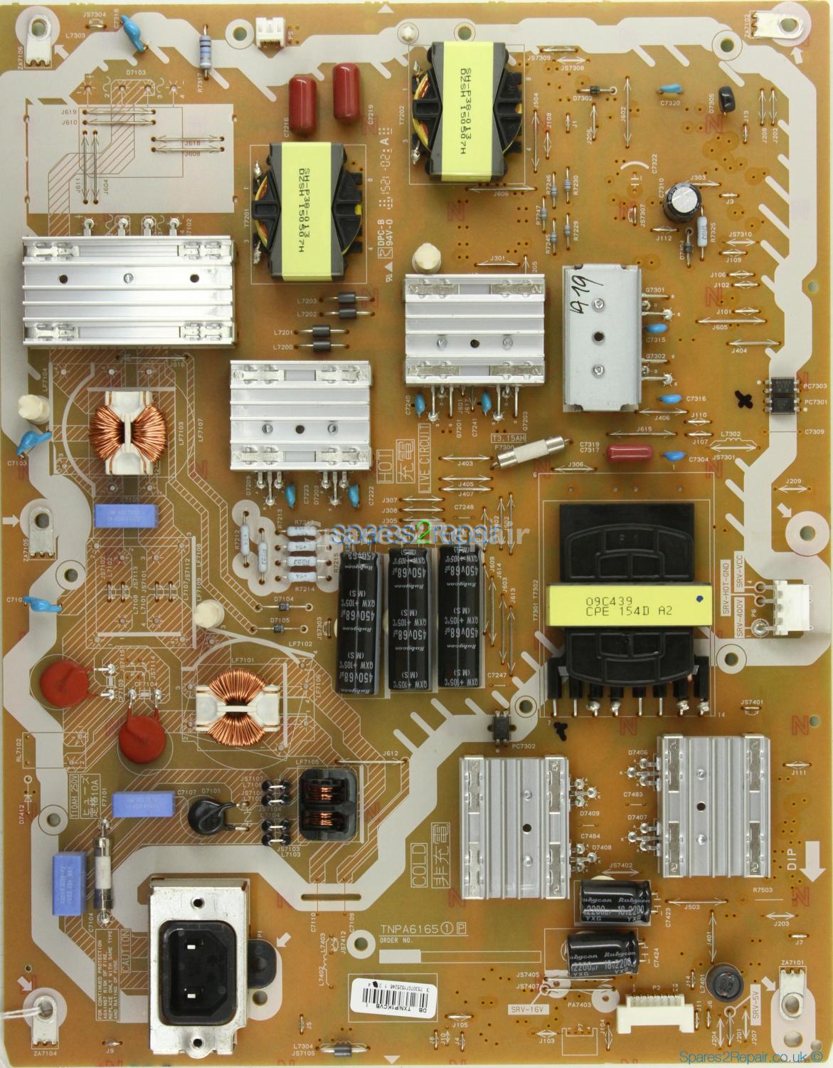 Panasonic TX-65CR730B - Power Supply - TXN/P1KCVB - TNPA6165 1P