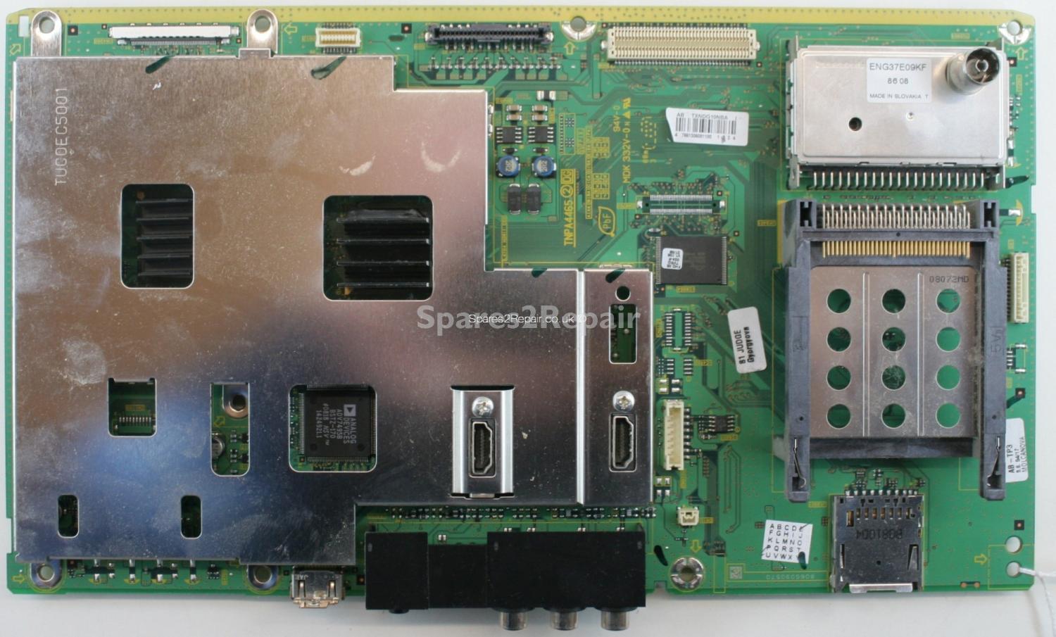 Panasonic TX-37LZD85 - Main AV - TNPA4465 - TXNDG10NBA - AB