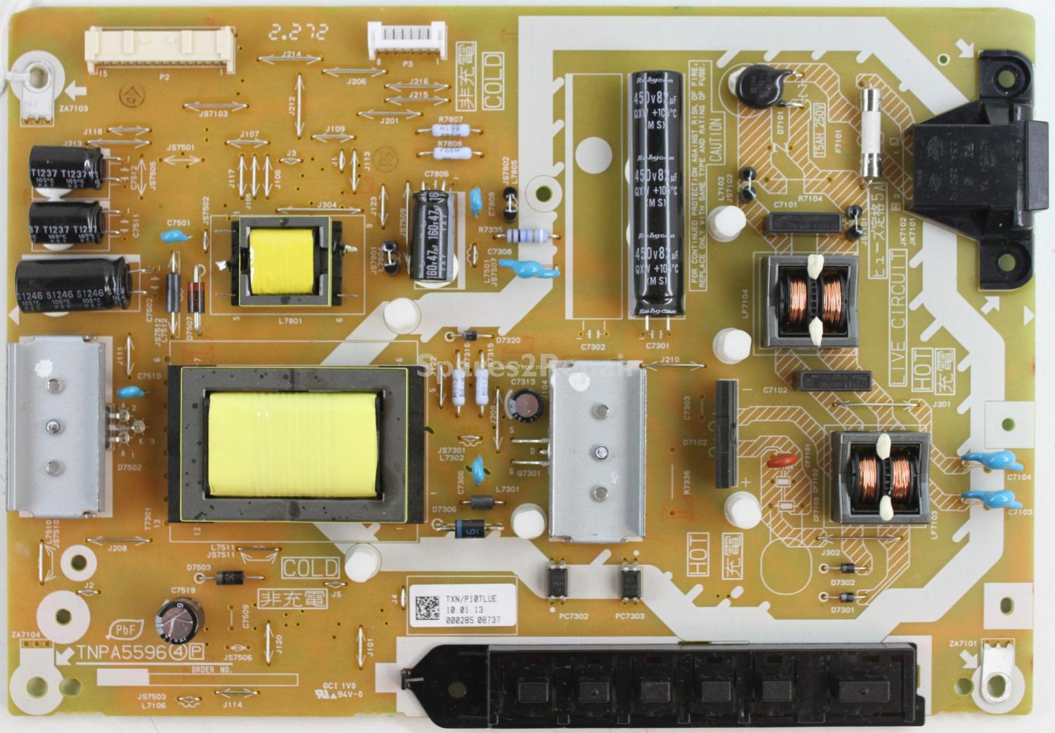 Panasonic TX-L37E5B - Power Supply - TNPA5596 - TXN/P10TLUE
