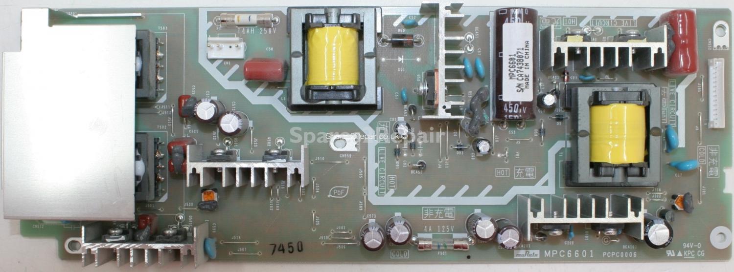Panasonic TX-32LXD700 - PSU - MPC6601 - PCPC0006