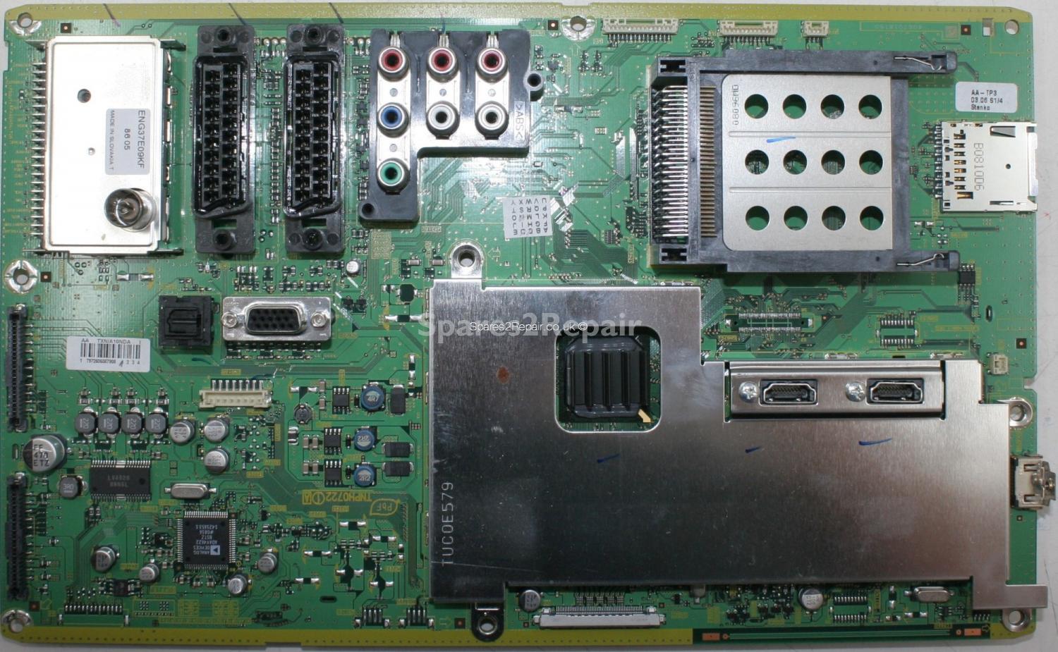 Panasonic TX-32LZD80 - Main AV - TNPH0722 - TXN-A10NDA