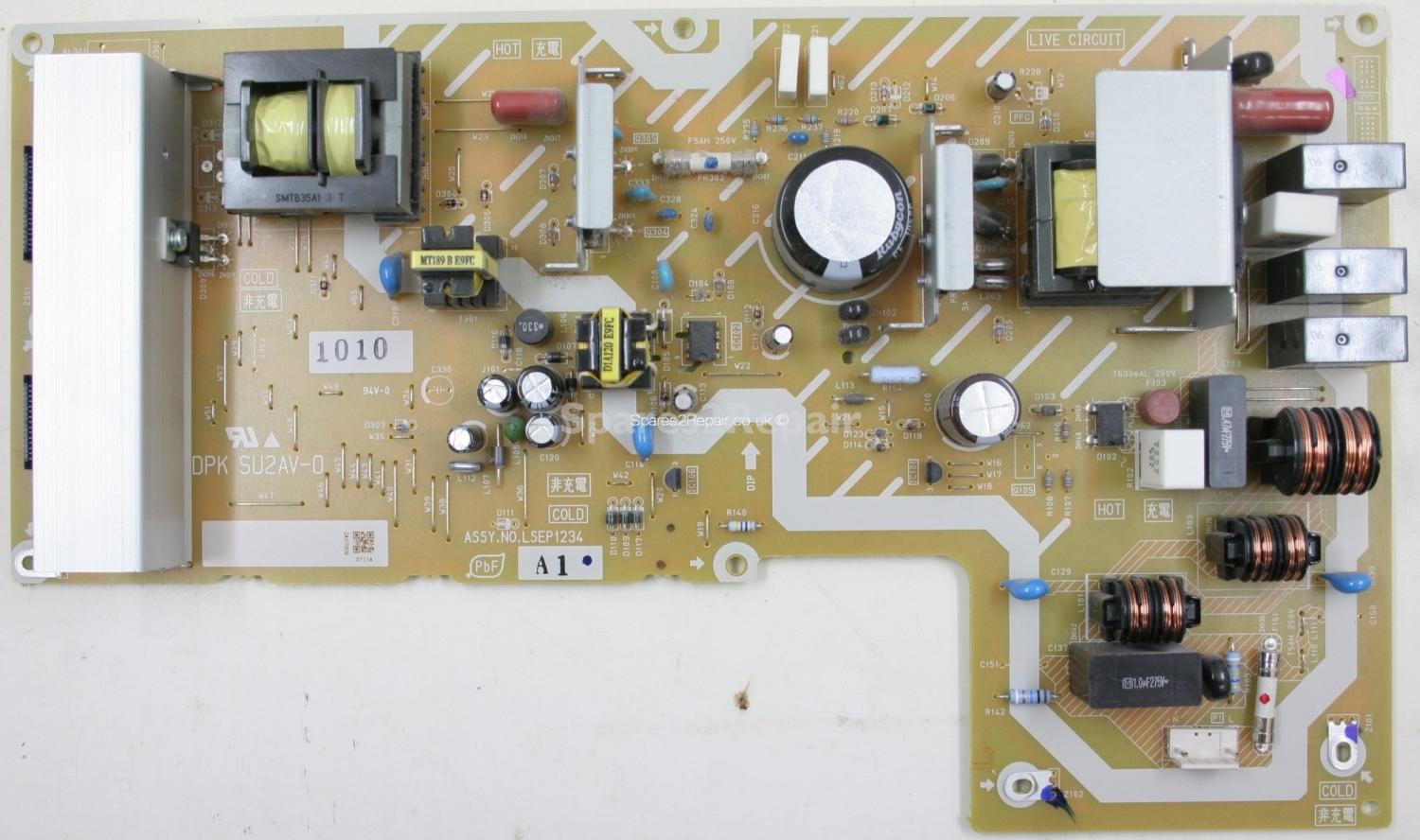 Panasonic TX-37LZD70 - PSU - DPK SU2AV-0 - LSEP1234 A1