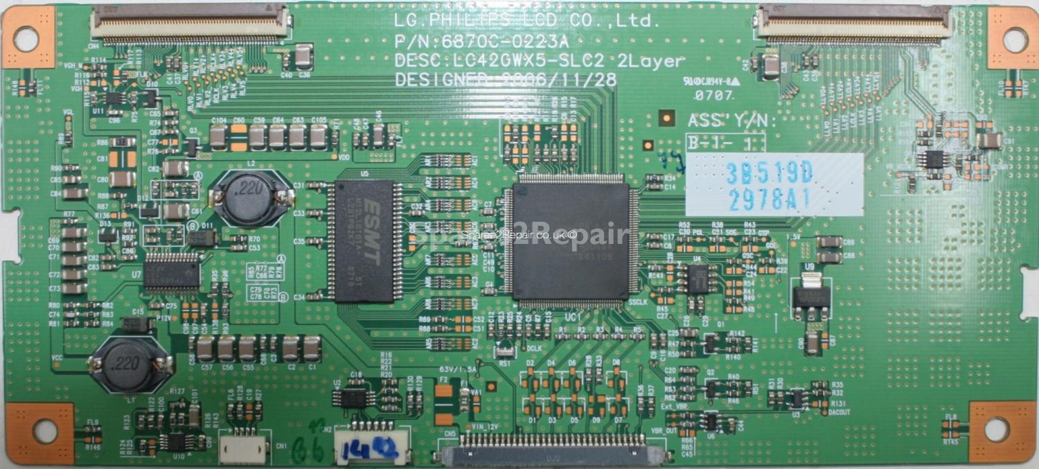 Philips 42PFL5522D/05 - LVDS - 6870C-0223A B-1-1 - LC420WX5-SLC2