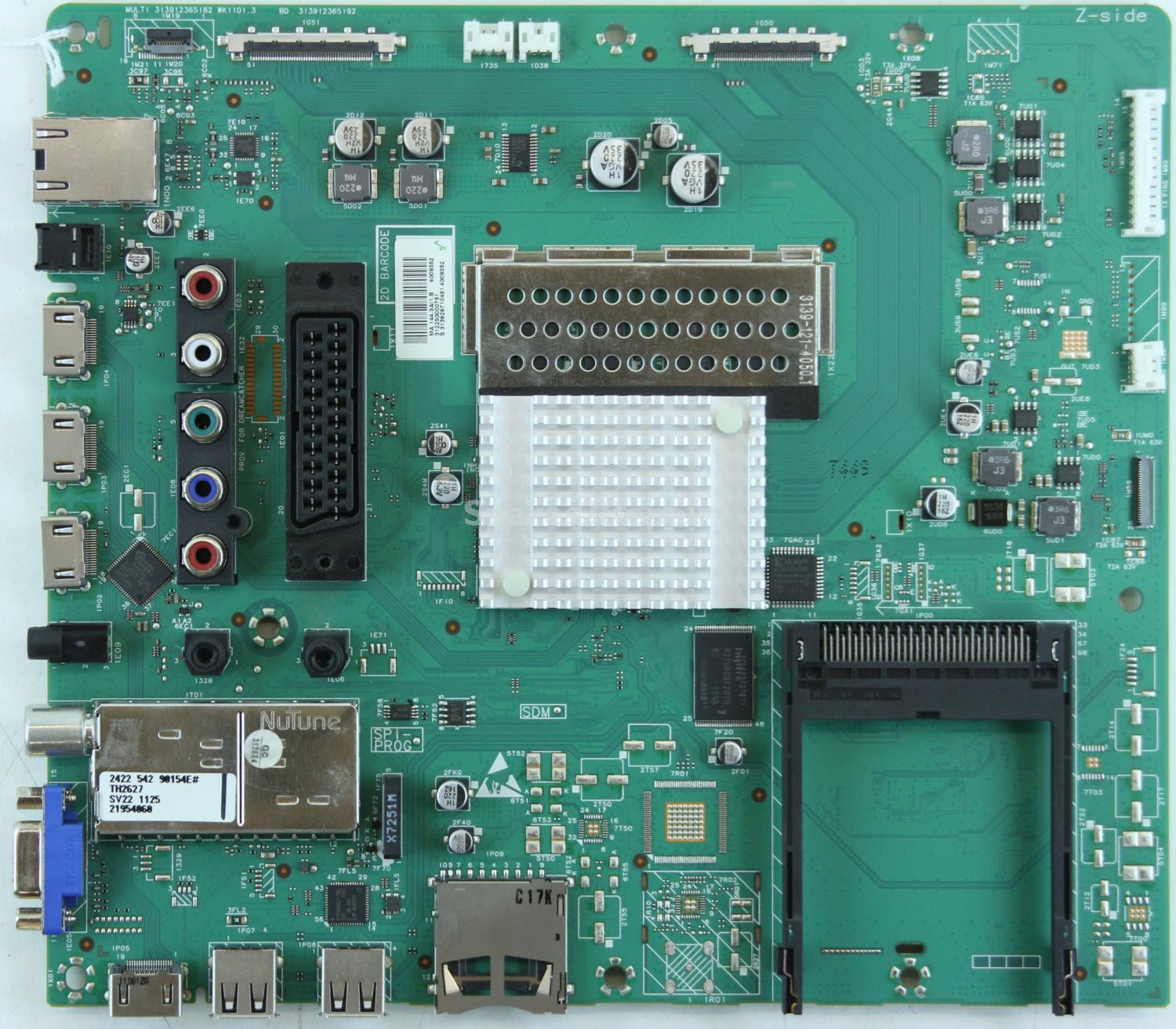 Philips 42PFL7606T/12 - Main AV - 313912365182 - 313912365192 - 313929710451 - WK1101.3
