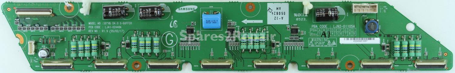 Philips 50PF7320/10 - Buffer - LJ41-02448A R1.9 - LJ92-01105A A1 - 50HD D4.0 G-BUFFER