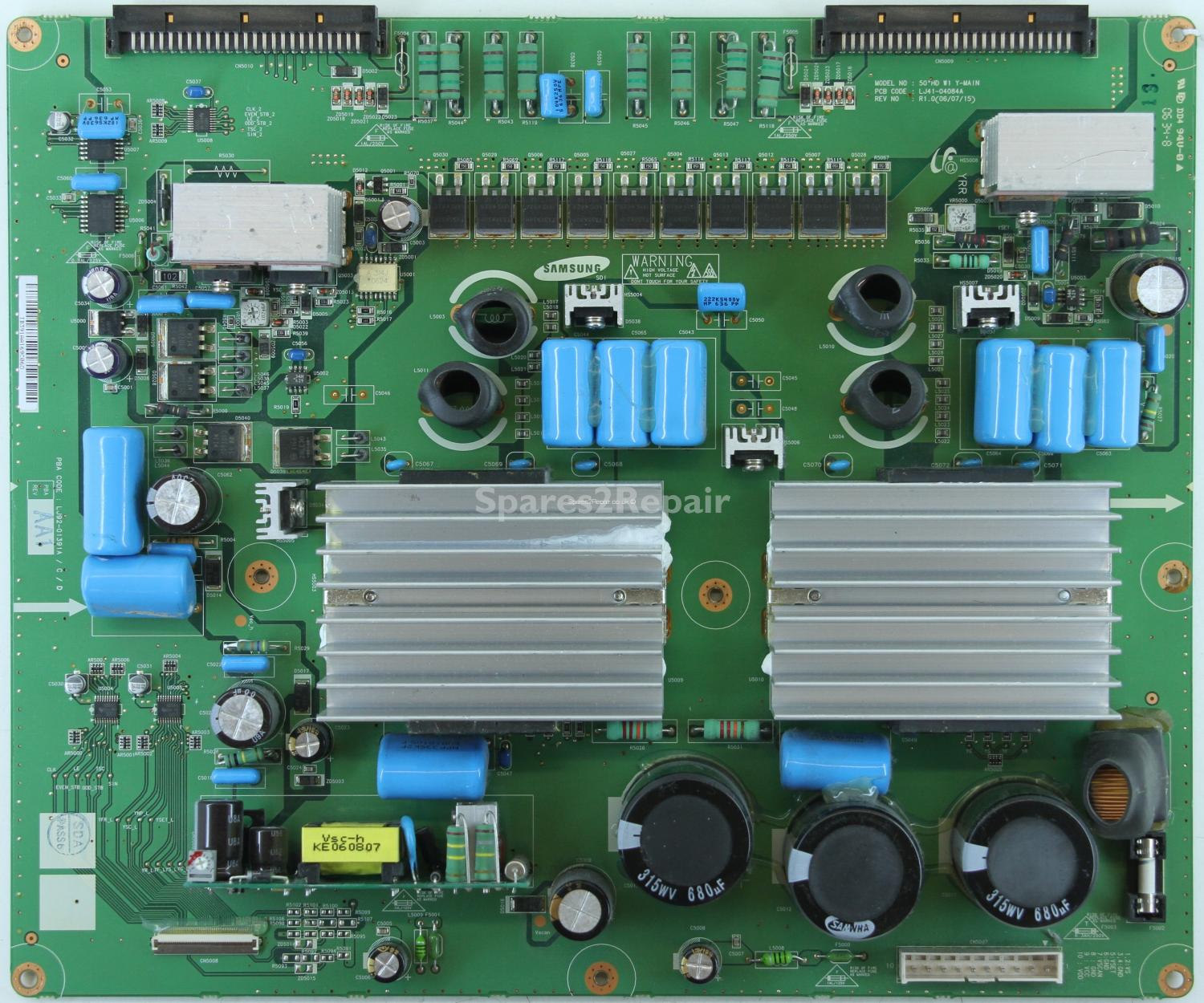 Philips 50PF7521D/10 - YSUS - LJ92-01391A A1 - LJ41-04084A - R 1.0 - 50 HD W1 Y-MAIN