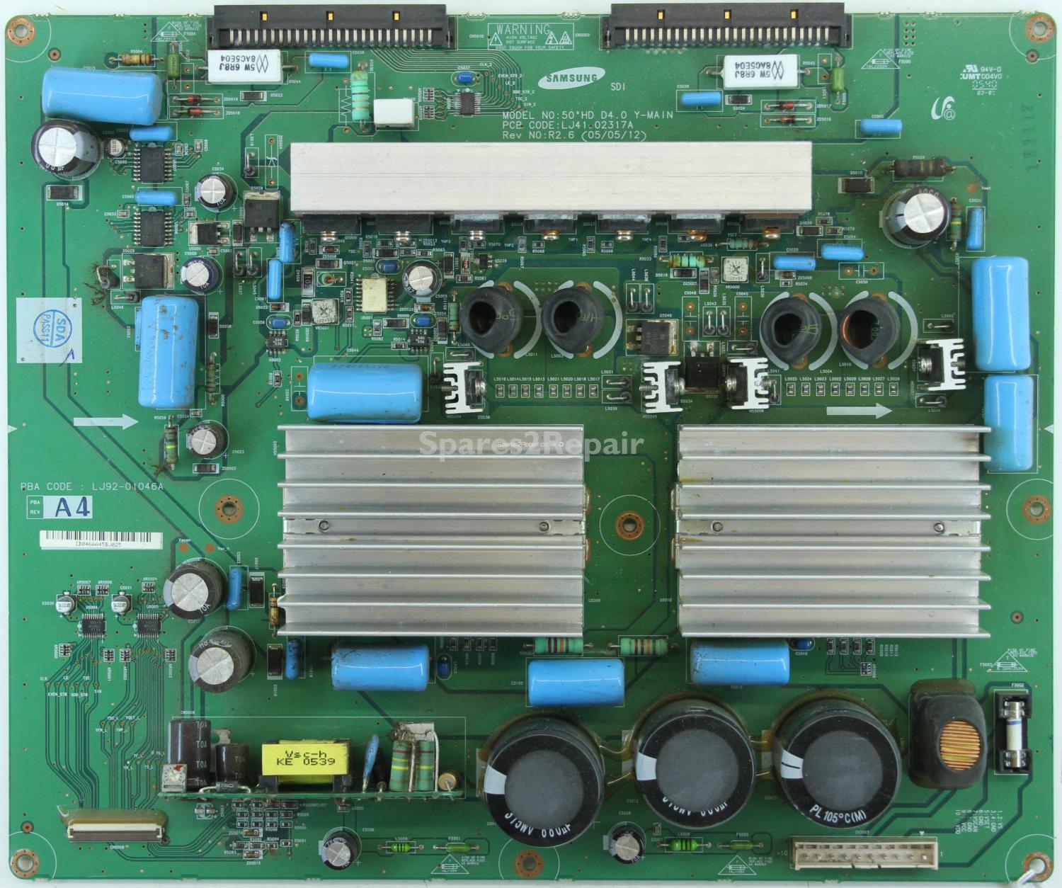 Philips 50PF7521D/12 - YSUS - LJ41-02317A R2.6 - LJ92-01046A A4 - 50 HD D4.0 Y-MAIN