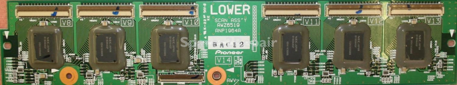 Pioneer PDP-502MXE - LOWER SCAN ASSY - AWZ6519 - ANP1964A
