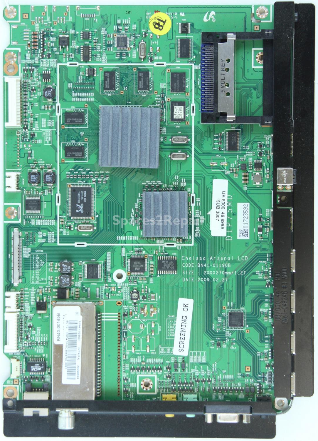 Samsung UE46B8000XW - Main AV - BN94-02658F - BN41-01190B - Chelsea Arsenal LCD