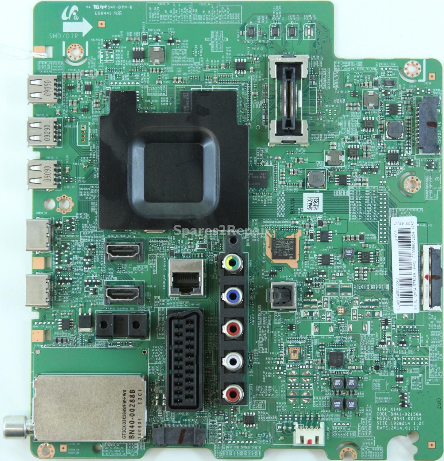 Samsung UE40H6400AK - Main AV - BN94-07309R - BN41-02156A - HIGH_X14H