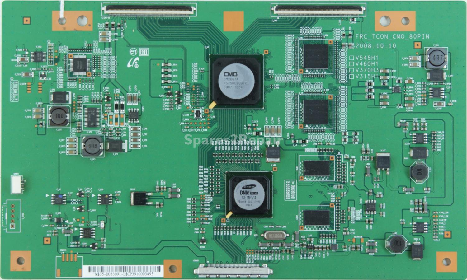 Samsung LE46B652T4W - T-Con - 35-D033091 - FRC_TCON_CMO_80PIN