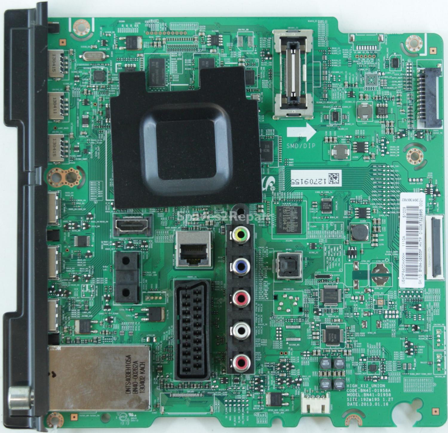 Samsung UE40F6400AK - Main AV - BN94-06555F - BN41-01958A - HIGH_X12_UNION
