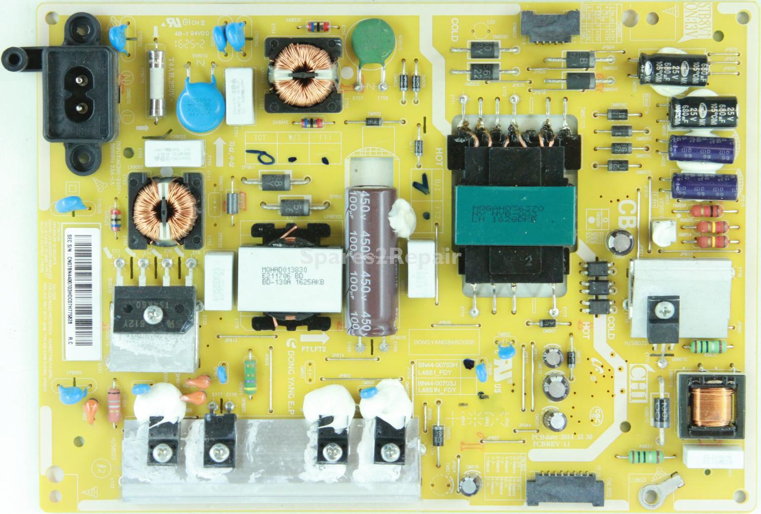 Samsung UE40J6240 - Power Supply - BN44-00703H - REV:1.1 - L48S1_FDY