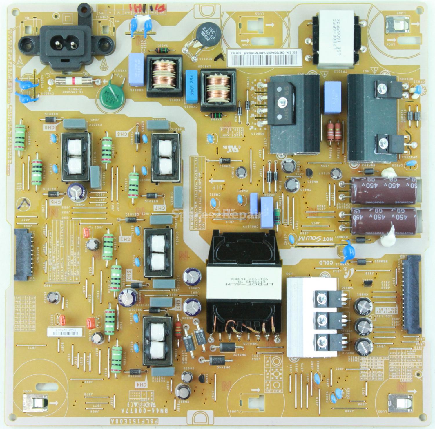 Samsung UE43KS7500U - Power Supply - BN44-00877A - REV 1.0 - L40E7_KSM