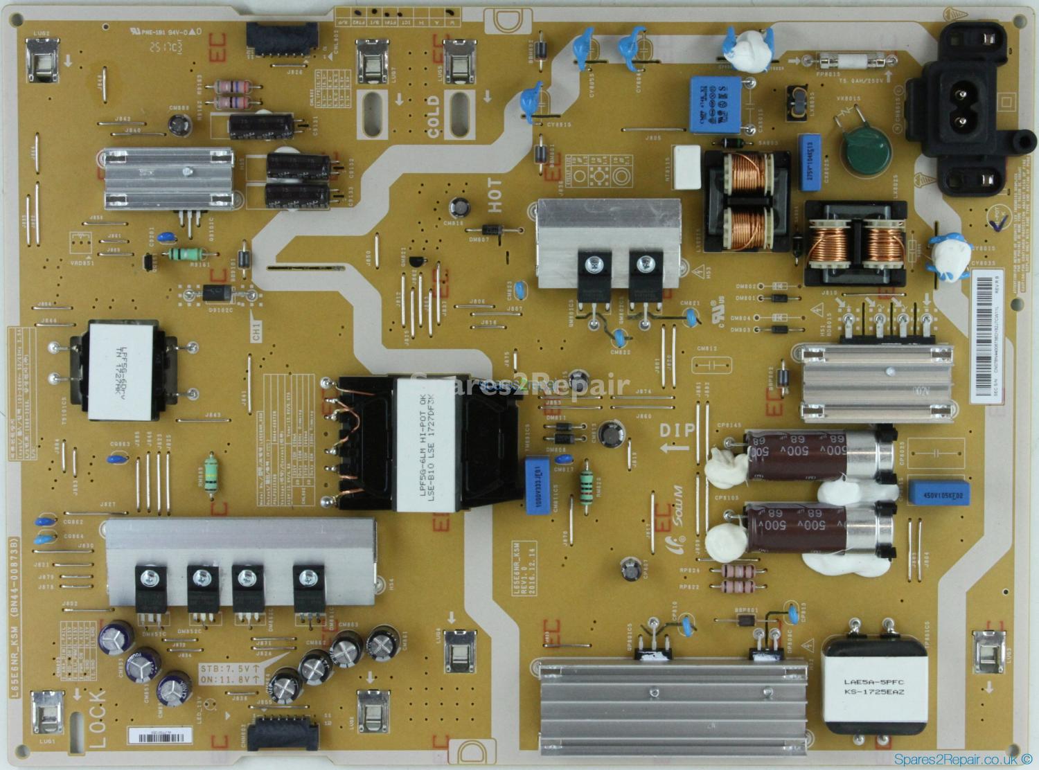 Samsung UE65MU6400 - Power Supply - BN44-00873B - REV1.0 - L65E6NR_KSM
