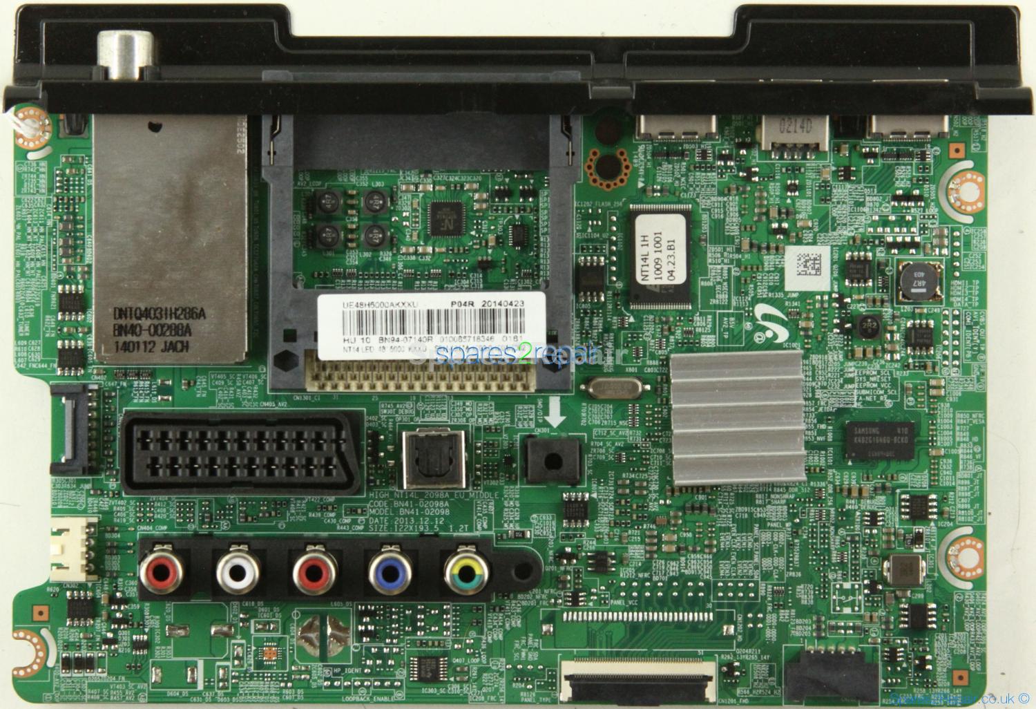 Samsung UE48H5000AK - Main AV - BN94-07140R - BN41-02098A - HIGH_NT14L_2098A_EU_MIDDLE