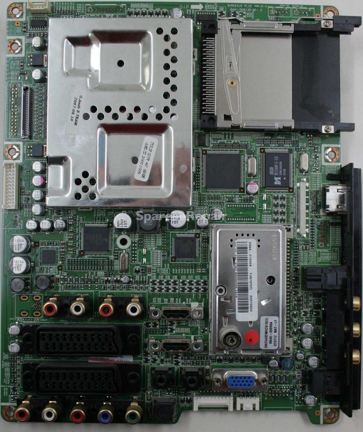 Samsung LE40M86BD - Main AV - BN94-01206K - BN41-00813D MP1.0 - BORDEAUX PLUS
