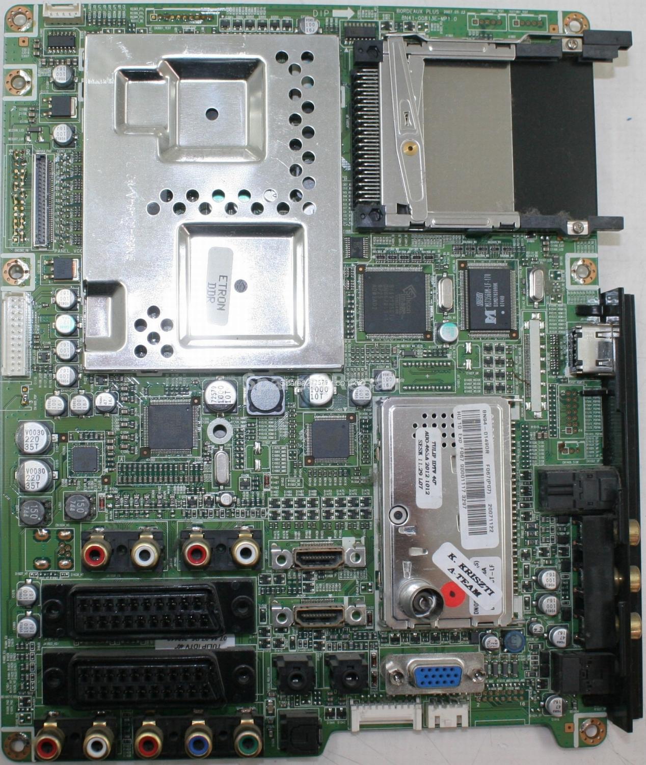 Samsung LE40M86BD - Main AV - BN94-01490R - BN41-00813E - MP1.0 BORDEAUX PLUS