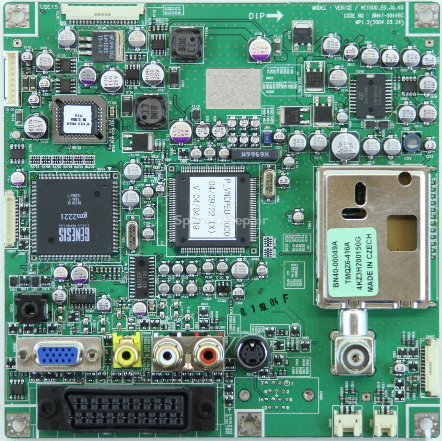 Samsung LE15E31S - Main AV - BN41-00449C - MP1.2 - BN91-0033R PC