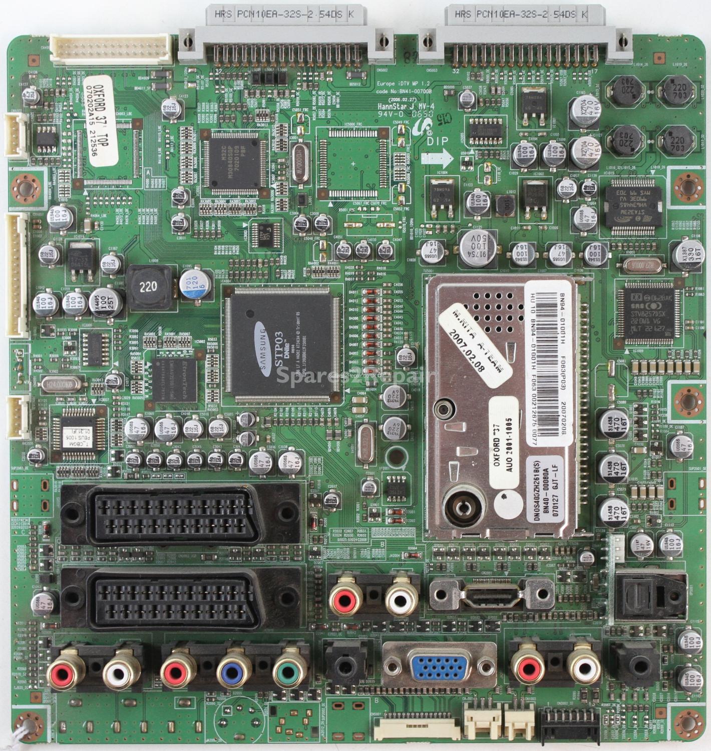 Samsung LE37R74BD - Main AV - BN41-00700B - MP1.2 - BN94-01001H
