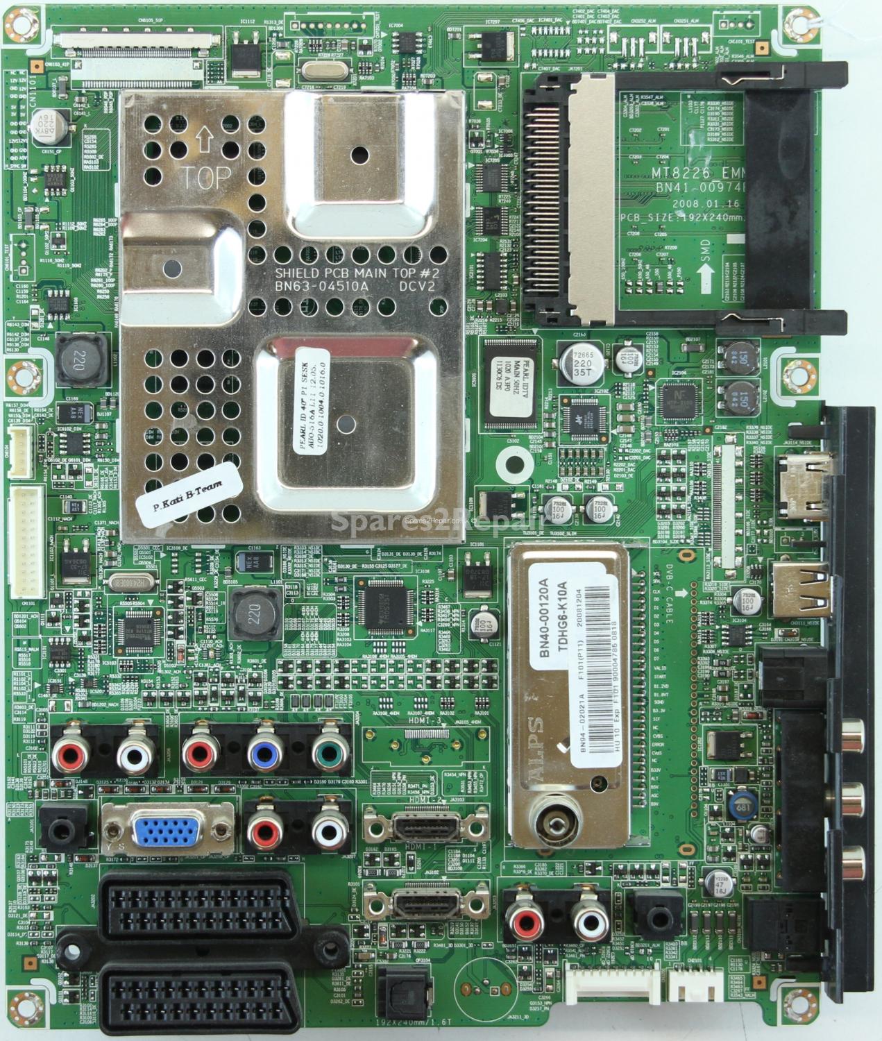Samsung LE40A556P1F - Main AV - BN41-00974B - BN94-02021A - MT8226_EMMA