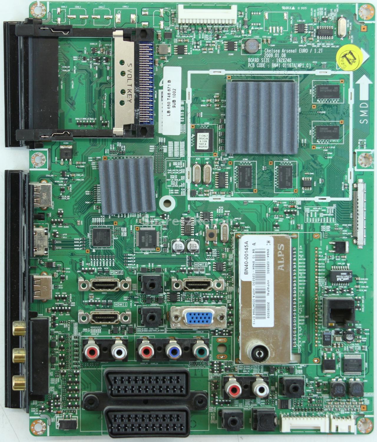 Samsung LE46B650T2W - Main AV - BN94-02583G - BN41-01167A(MP1.0) - Chelsea Arsenal EURO / 1.2T