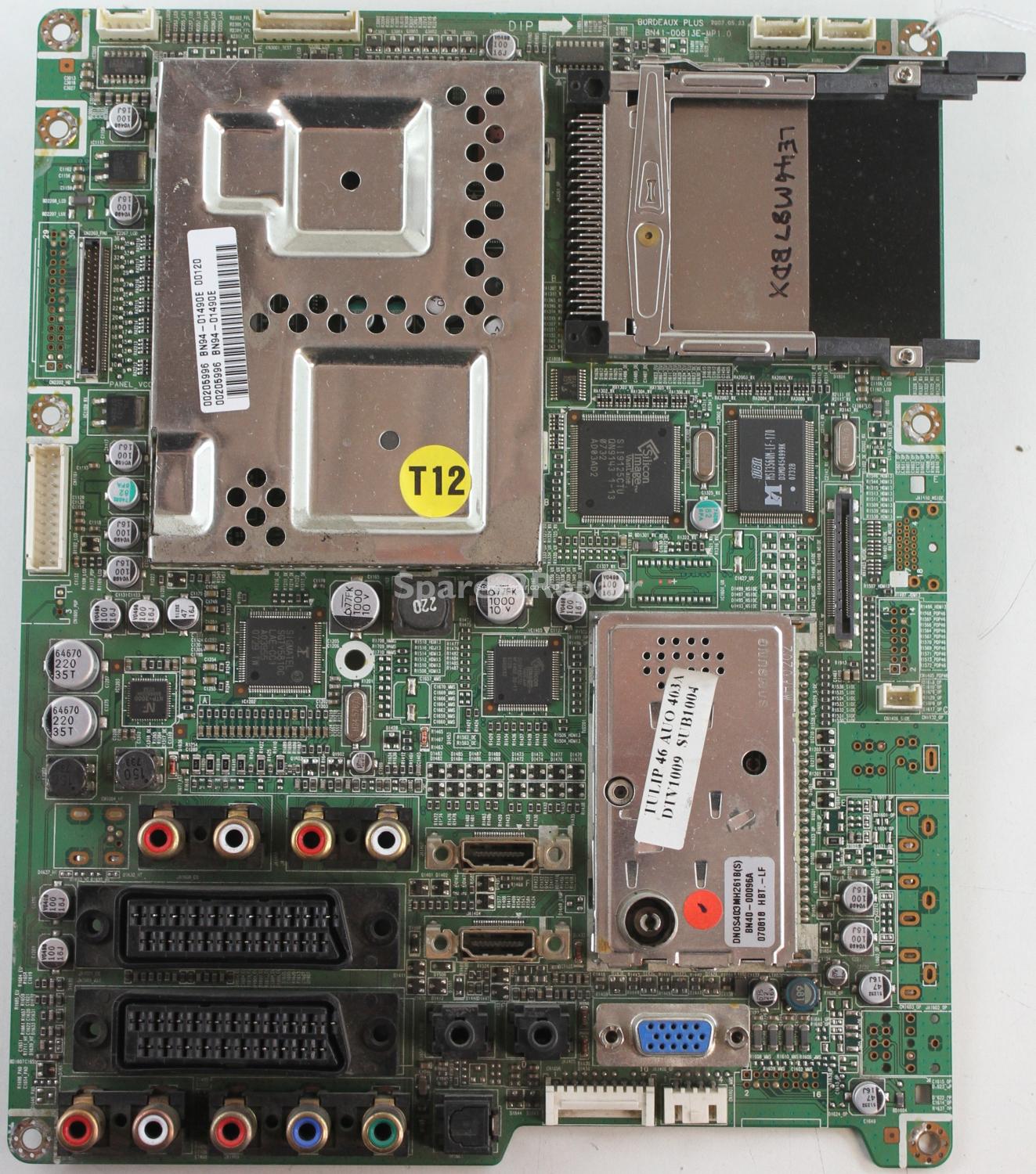 Samsung LE46M86BD - Main AV - BN41-00813E - BN94-01490E - BORDEAUX PLUS