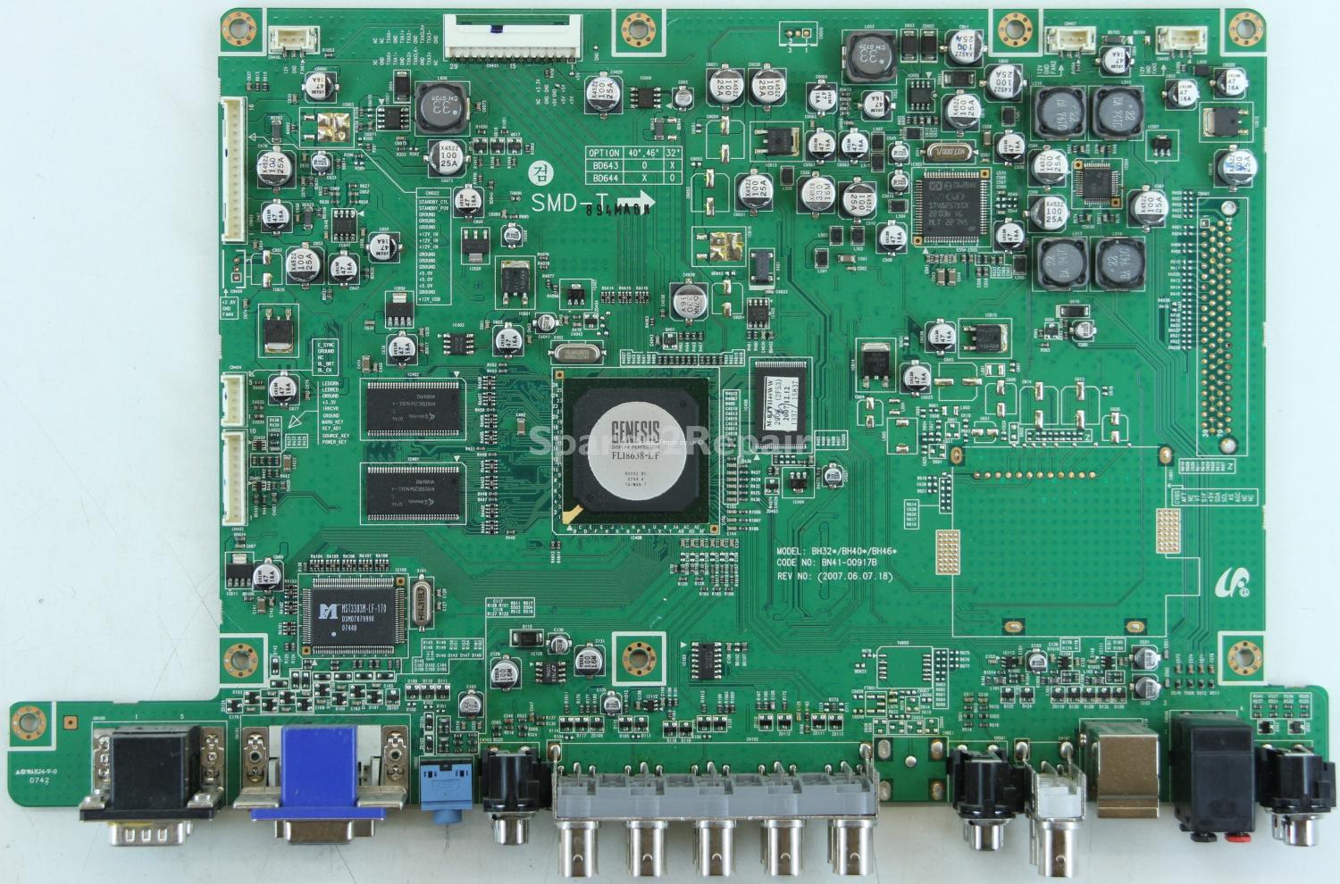 Samsung LS40BHM5EPC - Main AV - BN41-00917B - BN94-00919M